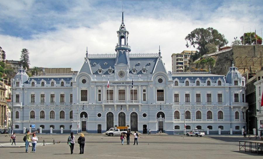 Administration Building of Valparaiso. Valparaiso CHILE