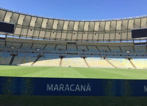 Maracana Stadium behind the scenes. Rio de Janeiro, BRAZIL